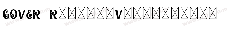 GOVER RegularVersion字体转换